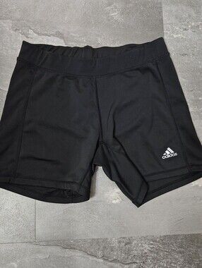 Adidas Climalite Black Athletic Shorts. Fitted. 6" Inseam. Size L.
